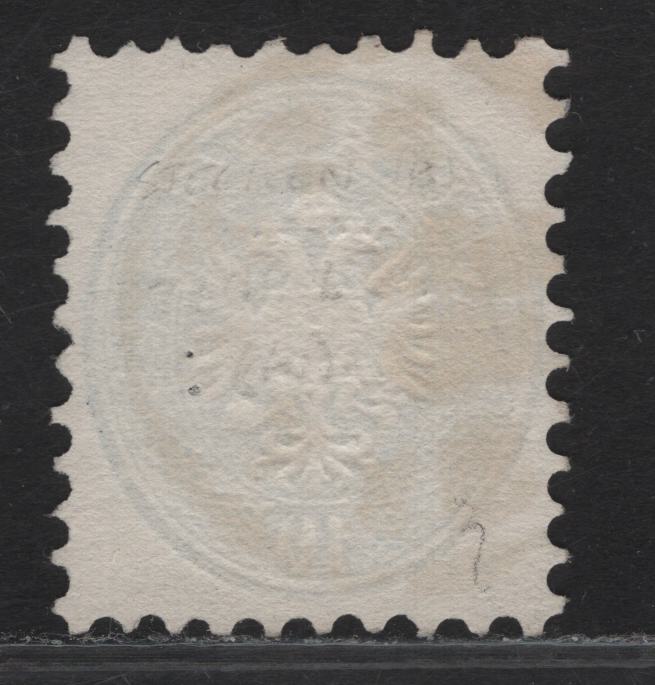 Lot 368 Czech Republic SC#25 (Austria) 10kr Blue Arms, 1863-1864 Arms Issue, A Very Fine Used Single, Unwatermarked, Perf 9.5, Strecken Cancel.