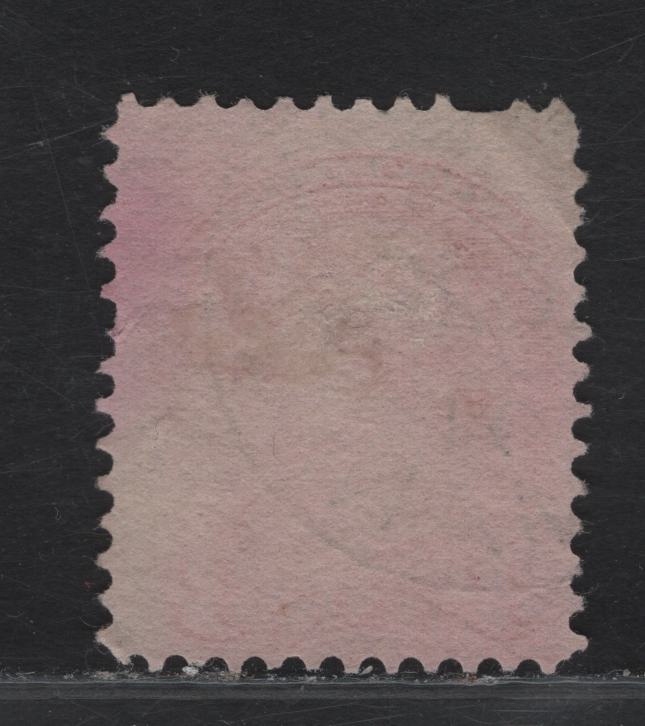 Lot 7 Canada #41 3c Pale Reddish Orange Queen Victoria, 1888-1897 Small Queen Issue, A Fine Used Single, Paper 2O-II, 1891 Dated Cancel, Perf 11.9x12.2.