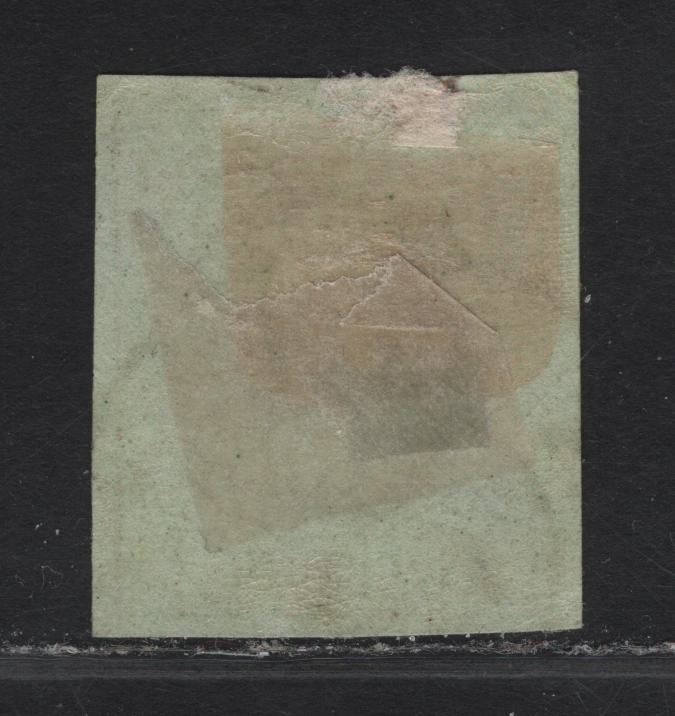 Lot 179 Spain SC#50 4c Orange on Greenish Queen Isabella II, 1860-1861 Queen Isabella II Issue, A Very Fine Used Imperf Single, Margins Close On 3 Sides, But Giant On Left Side