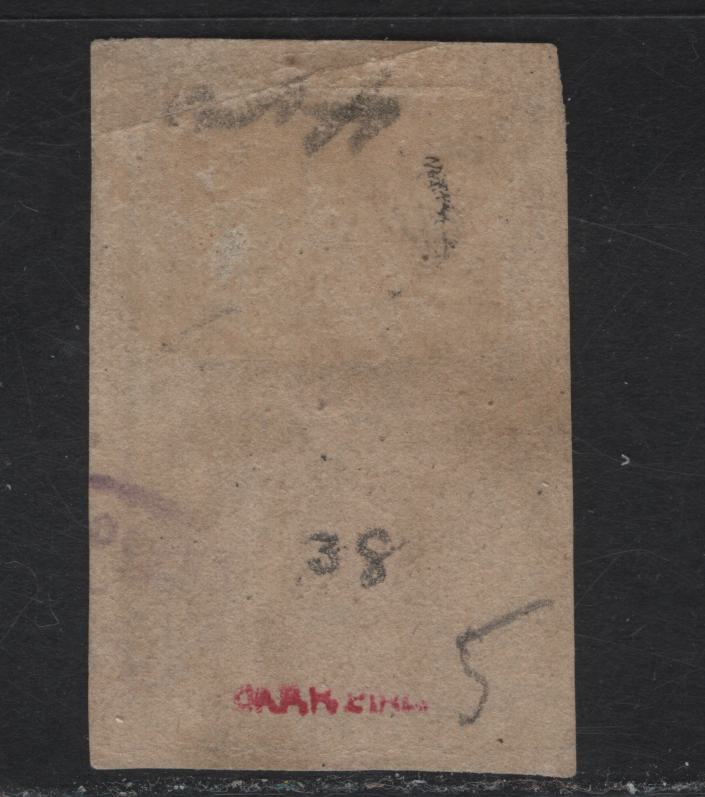 Lot 236 Australia - Victoria SC#16 2d Brown Lilac Queen Victoria, 1854 Queen Victoria Issue, A Very Good Used Imperf Single, VF Appearance, Diagonal Crease At Top