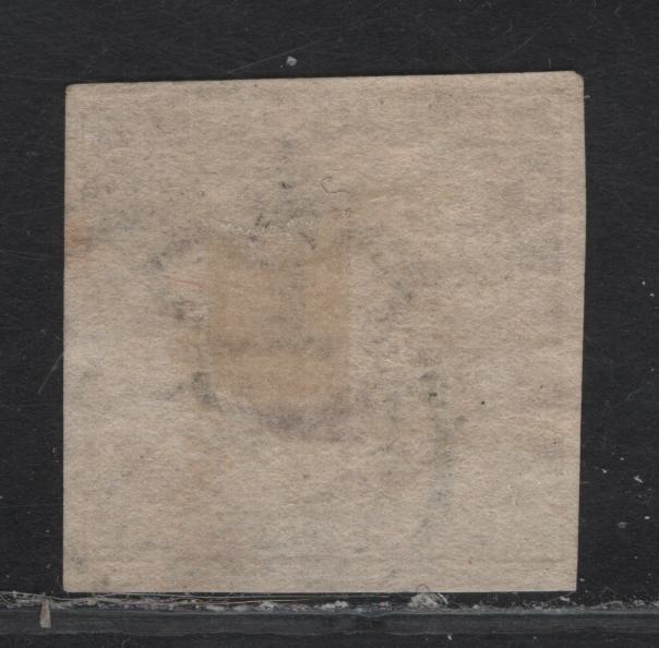 Lot 3 Denmark SC#7 4s Yellow Brown Arms, 1858-1862 Arms Issue, A Very Fine Used Single
