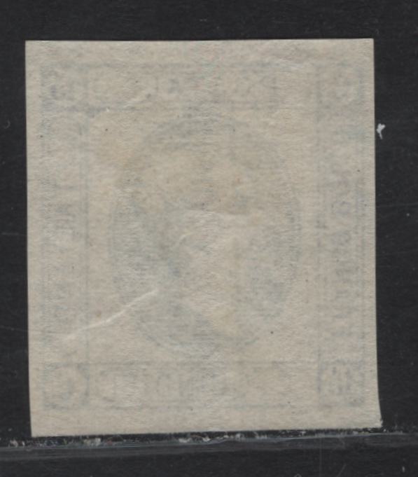 Lot 75 Italy SC#23 15c Blue Victor Emmanuel II, 1863 Victor Emmanuel II Issue, A Very Fine Used Imperf Single, Type II
