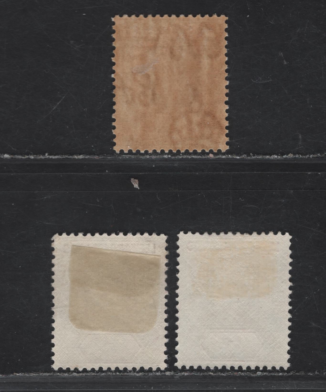 Lot 166 (C) Leeward Islands SG#109-a, 99-103a, 104 6d Deep Dull Purple & Bright Purple - Purple & Deep Magenta King George VI, 1938-1951 KGVI Keyplate Issue, 3 F/VFOG Singles, Two Shades Of Purple & Deep Magenta On Ordinary Paper, 1938 & 1942 Printings