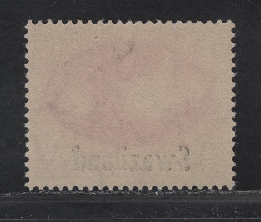 Lot 243 Swaziland SG#39a 1d Brown & Cerise Victory, 1945 Victory Issue, A FNH Single