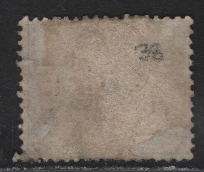 Lot 47 (C) Italy SC#38 2c on 5c Lake Overprint Waves, 1878 Surcharged Official Issue, A Very Fine Used Single