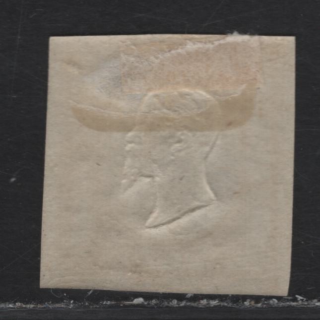 Lot 9 Neapolitan Provinces SC#26 20g Yellow King Victor Emmanuel II, 1861 King Victor Emmanuel II Issue, A FOG Single, Showing The Same Characteristics As The Other Genuine Stamps, Close But Clear Margin At Top, Full At Right & Nearly Full At Rest