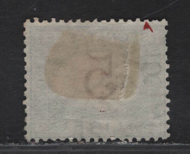 Lot 110 Italy SC#J17 5l Blue & Brown Numeral, 1870-1925 Postage Dues, A Fine Used Single, 1874 Printing