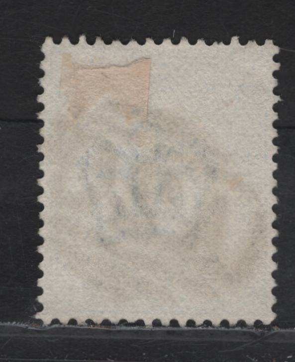Lot 154 Great Britain SG#157 2.5d Blue Queen Victoria, 1880-1883 Surface Printed Issue, A Very Good Used Single, Plate 21, A 20 Mail Boat Cancel, Small Tear At UL.