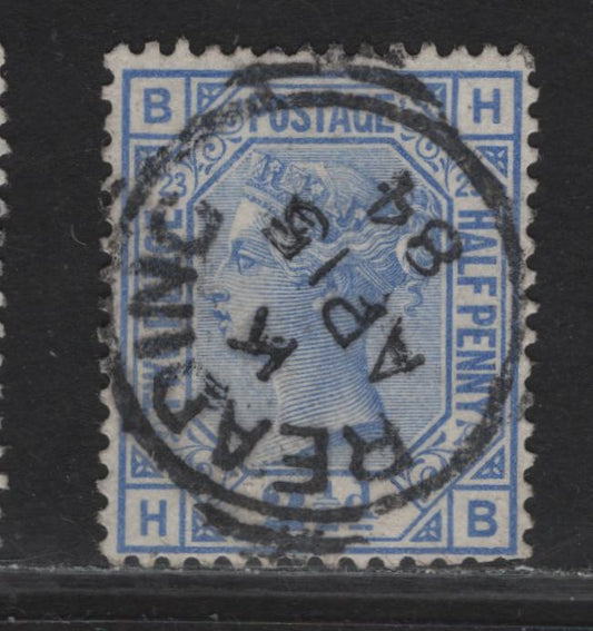 Lot 162 Great Britain SG#157 2.5d Blue Queen Victoria, 1880-1883 Surface Printed Issue, A Fine Used Single, Plate 23, April 15 1884 Reading CDS Cancel