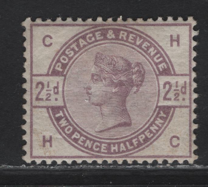 Lot 168 Great Britain SG#190 2.5d Lilac Queen Victoria, 1883 Lilac & Green Issue, A VFOG Single