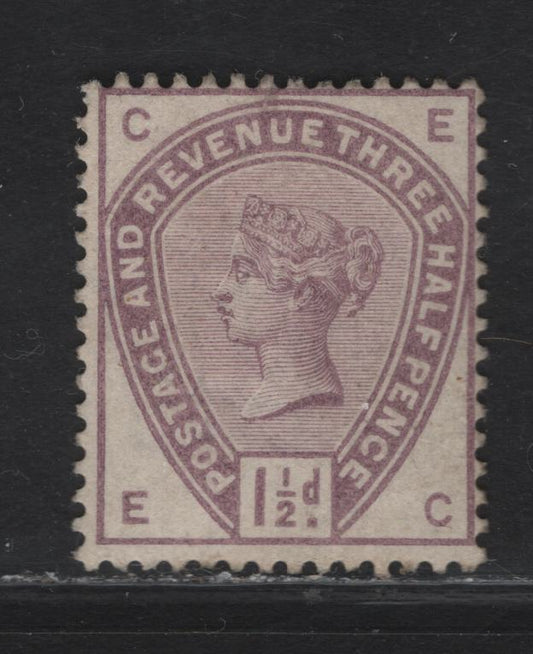 Lot 169 Great Britain SG#188 1.5d Lilac Queen Victoria, 1883 Lilac & Green Issue, A FOG Single