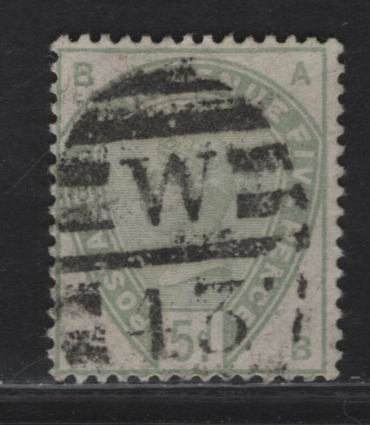Lot 170 (C) Great Britain SG#193 5d Dull Green - Violet Queen Victoria, 1883 Lilac & Green Issue, A Very Good Used Single, Some Fading of the Color
