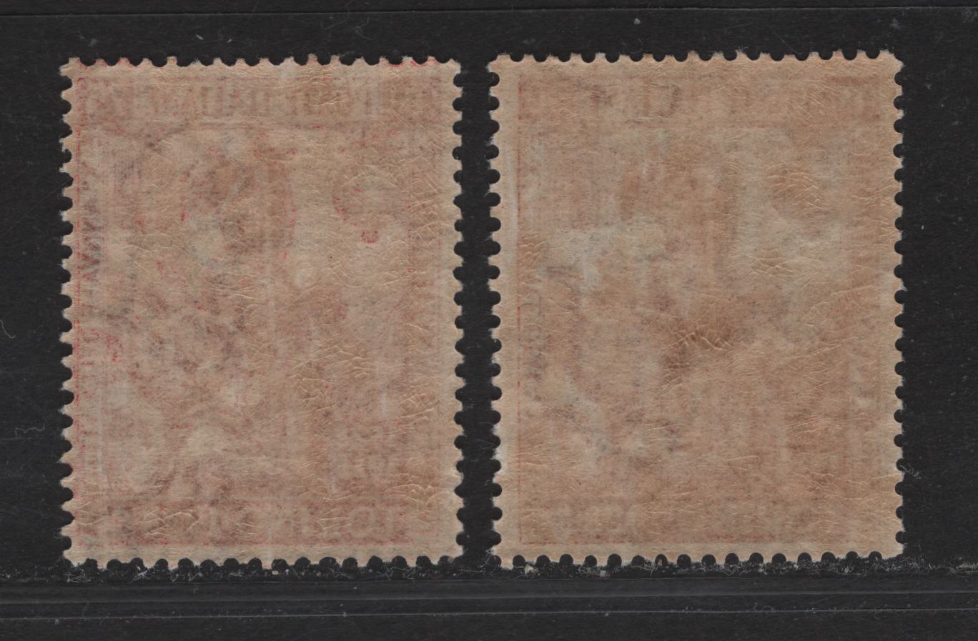 Lot 217 Italy SC#204-205 50c - 75c Orange Brown & Blue - Deep Red Philibert & italian Soldier of 1918, 1928 Philibert Issue, 2 VFNH Singles