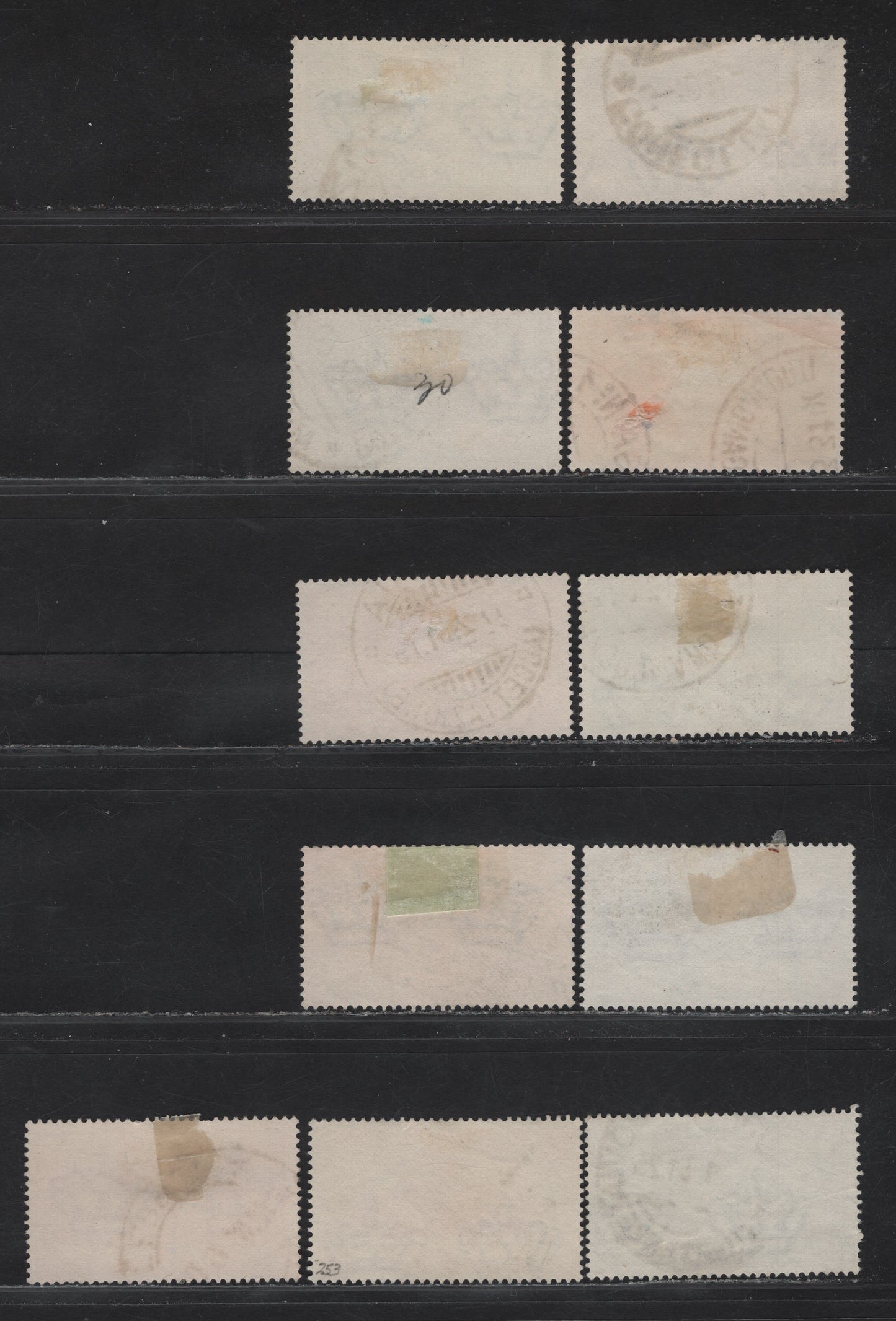 Lot 230 Italy SC#242-245, 248-254 20c - 1.25l Rose Red - Deep Blue Ferrucci Leading His Army - Anchises & His Sailors, 1930 Ferrucci - Bimillenary Of Virgil's Birth Issues, 11 Fine/Very Fine Used Singles