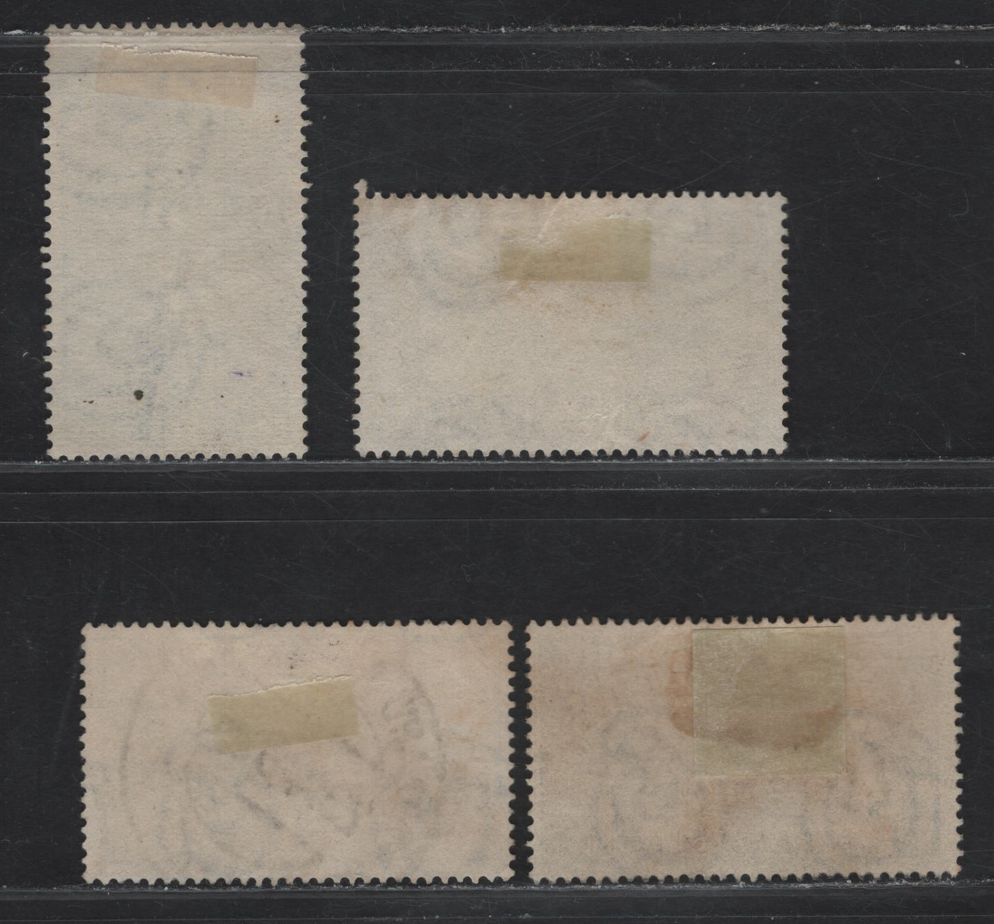 Lot 23 Italy SC#531-534 20l - 35l Brown - Blue Milan Science Fair - Perseus, 1950 Milan Trade Fair - UNESCO Conference Issues, 4 Fine/Very Fine Used Singles