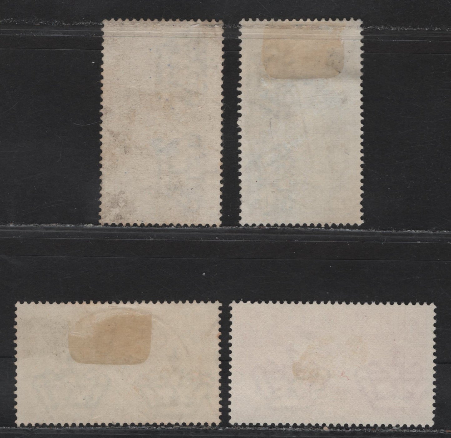 Lot 244 Italy SC#345-348 20c - 1.25l Rose Red - Dark Blue Fascist Flight Symbolism - Da Vinci, 1935 Intl Aeronautical Salon Issue, 4 Very Fine Used Singles, Good Postal Cancels