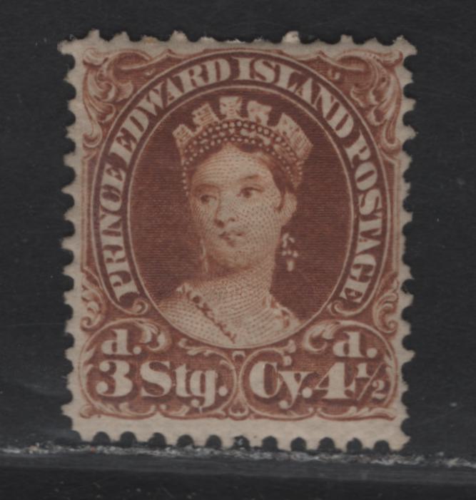 Lot 80 (C) PEI #10 4.5d Brown Queen Victoria, 1862-1865 2nd Pence Issue, A FOG Single