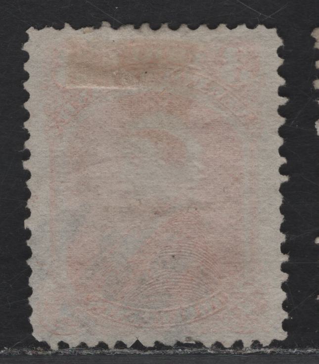 Lot 15 (C) Newfoundland #33 3c Vermillion Queen Victoria, 1868-1894 2nd Cents Issue, A Very Fine Used Single, Paper Cents-X, Perf 12x11.9
