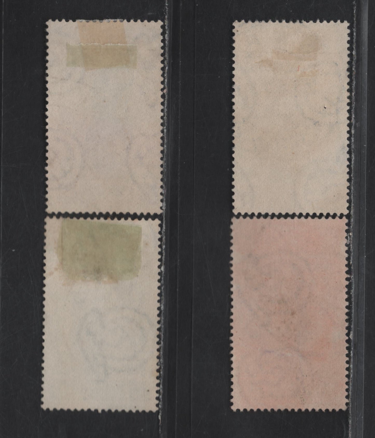 Lot 186 Italy SC#489-492 3l - 30l Yellow Green & Gray Green - Bistre & Gray Brown St Catherine, 1948 600th Birth Anniv of St Catherine Issue, 4 Very Fine Used Singles, Cancel on 30L is Smudgy But Likely Good
