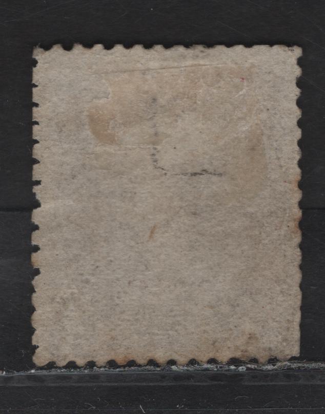Lot 36 (C) Canada #29b 15c Red Lilac Queen Victoria, 1868-1876 Large Queen Issue, A Fair Used Single, Early Ottawa Printing, Paper FO-M (Duckworth 4), Perf 12, Extensively Re-Perforated On 3 Sides & Perfs Generally Trimmed On 2 Sides.