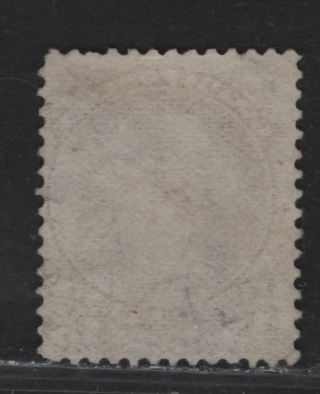Lot 40 (C) Canada #29b 15c Deep Grayish Purple Queen Victoria, 1868-1876 Large Queen Issue, A Very Good Used Single, Paper FO-BB (Duckworth 10), Small Tear On The Right Side In The Center Of The Medallion
