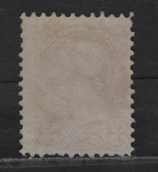 Lot 44 (C) Canada #37ii 3c Dull Red Queen Victoria, 1870-1893 Small Queen Issue, A FOG Single, Mid Montreal Printing, Paper MM-R, Perf 11.75x12, 2/3 of the Gum Is Present & NH, Some Gum Missing Near Bottom of the Stamp.