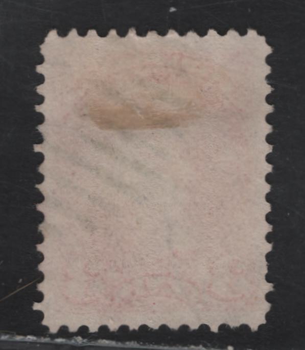 Lot 59 (C) Canada #41i 3c Deep Rose Carmine Queen Victoria, 1888-1897 Small Queen Issue, A Very Fine Used Single, Montreal Gazette Printing, Paper MG-I, Perf 12.