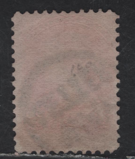 Lot 70 (C) Canada #41 3c Pale Dull Vermillion Queen Victoria, 1888-1897 Small Queen Issue, A Good Used Single, Early 2nd Ottawa Printing, Paper 2O-H, Perf 12, Scarce Wayletter Cancels & Light Diagonal Crease At LL.