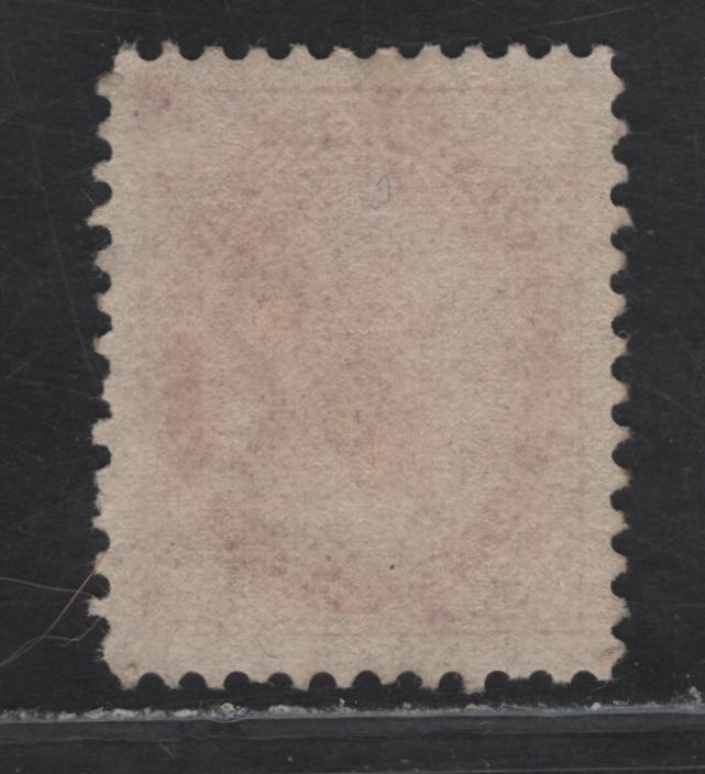 Lot 100 (C) Canada #69 3c Deep Red Queen Victoria, 1897-1898 Maple Leaf Issue, A Very Fine Unused Single, Paper ABN-AA, Perf 11.9, Design Size 16.75x21mm, Spot Of Gum On The Face That Can Be Soaked Off.
