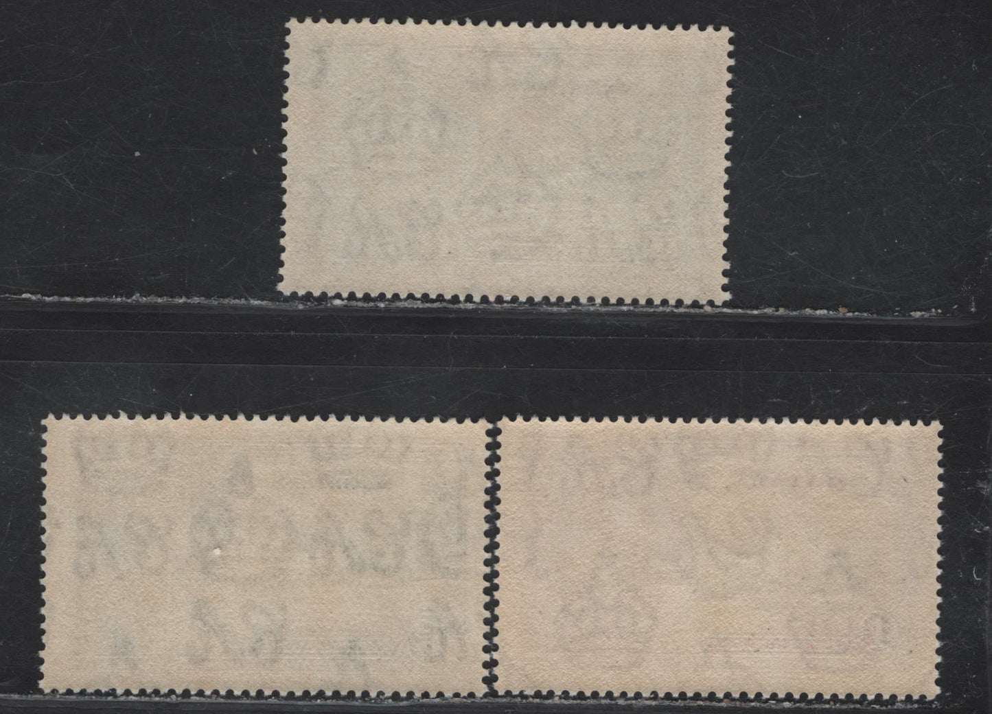 Mauritius SG#245, 247-248 5c - 1r Ultramarine & Gray - Slate & Purple KGV & Windsor Castle, 1935 Silver Jubilee Issue, 3 VFNH Singles, Nearly Complete NH Set