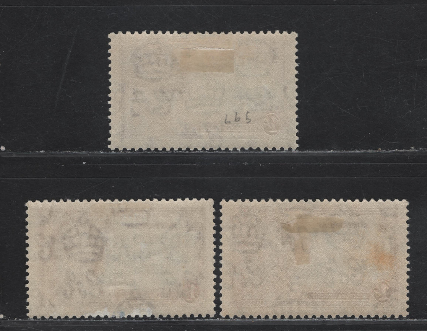 Montserrat SG#97 1/- Slate & Purple KGV & Windsor Castle, 1935 Silver Jubilee Issue, A VFOG Singles, 3 Different Shades Of The Vignette & Frame