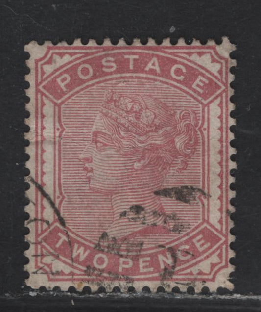 Lot 25 Great Britain SG#168 2d Pale Rose Queen Victoria, 1880-1881 Surface Printed Issue, A Fine Used Single, Light Horizontal Crease