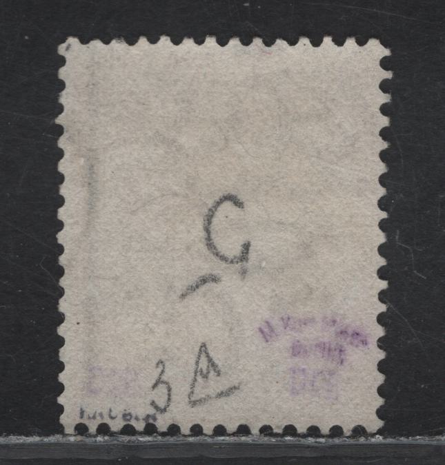Lot 37 (C) Bermuda SG#5a 3d Yellow Buff Queen Victoria, 1865-1903 Queen Victoria Keyplates, A Fine Used Single