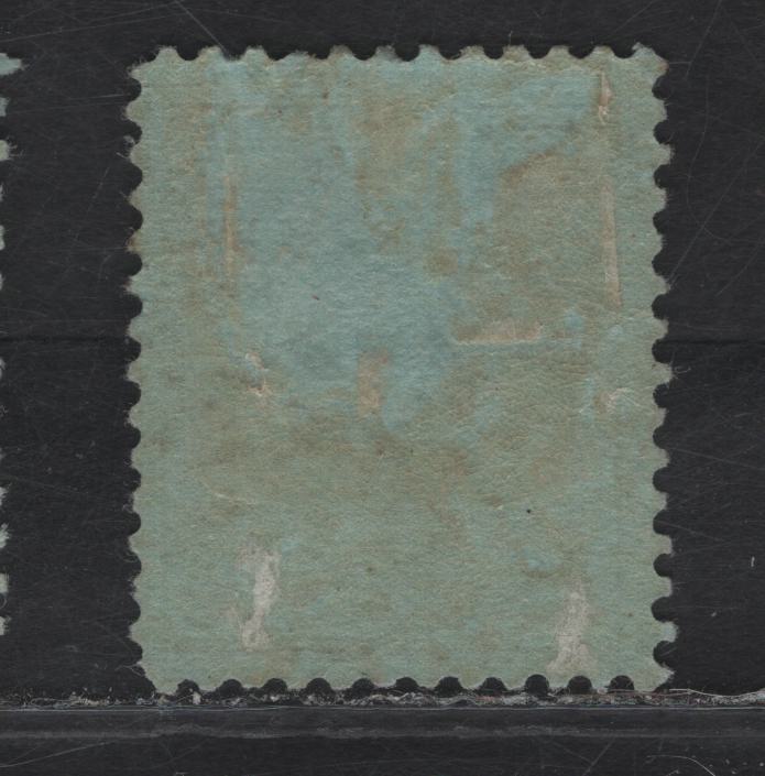 Lot 69 Canada #91 5c Deep Blue King Edward VII, 1903-1908 King Edward VII Issue, A FOG Single, Paper ABN-SS, Perf 11.9x12.1, Design Size 17.4x20.8mm.
