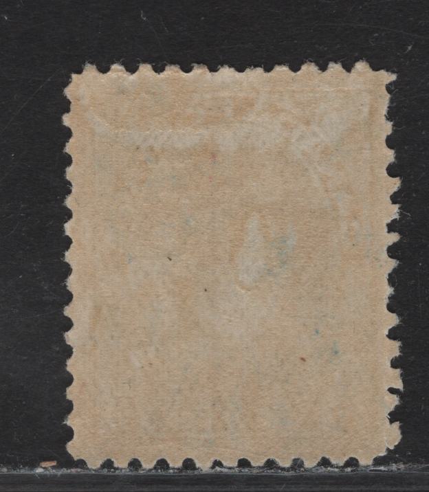 Lot 142 (C) Canada  #111a 5c Indigo King George V, 1911-1925 Admiral Issue, A FOG Single, Paper ABN-B, Perf 11.9, Weakly Retouched Frameline.