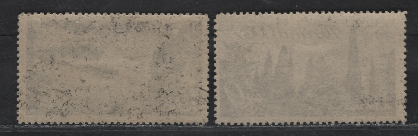 Russia SC#670, 674 15k - 40k Black Brown - Brown View of Yalta, 1938 Pictorial Issue, 2 F/VFNH Singles