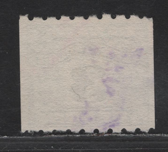 Lot 170 Canada Van Dam#FX47 3c Blue Numeral, 1915-1928 Two Leaf Excise Tax Issue, A Very Fine Used Coil Singles, Perf 8 Horizontal