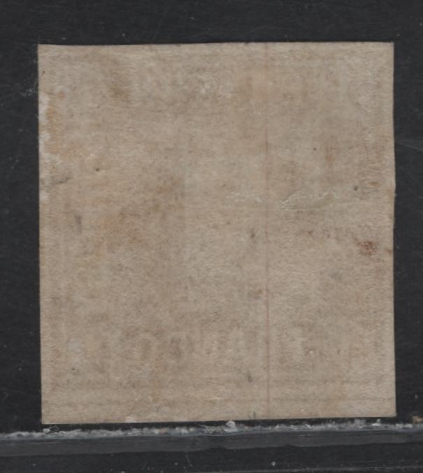 Lot 20 Germany - Bavaria #9 1kr Yellow Numeral, 1862 Numeral Issue, A VFOG Single, Three Close & 1 Large Margin At Bottom, Showing Full Dividing Line