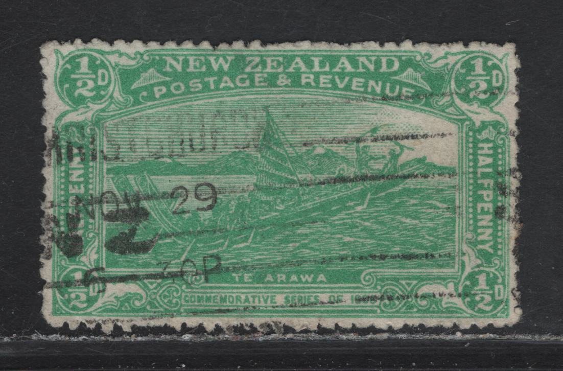 Lot 105 New Zealand (C) SG#370 1/2d Emerald Green Christchurch Exhibition, 1906 Christchurch Exhibition Issue, A Very Fine Used Single