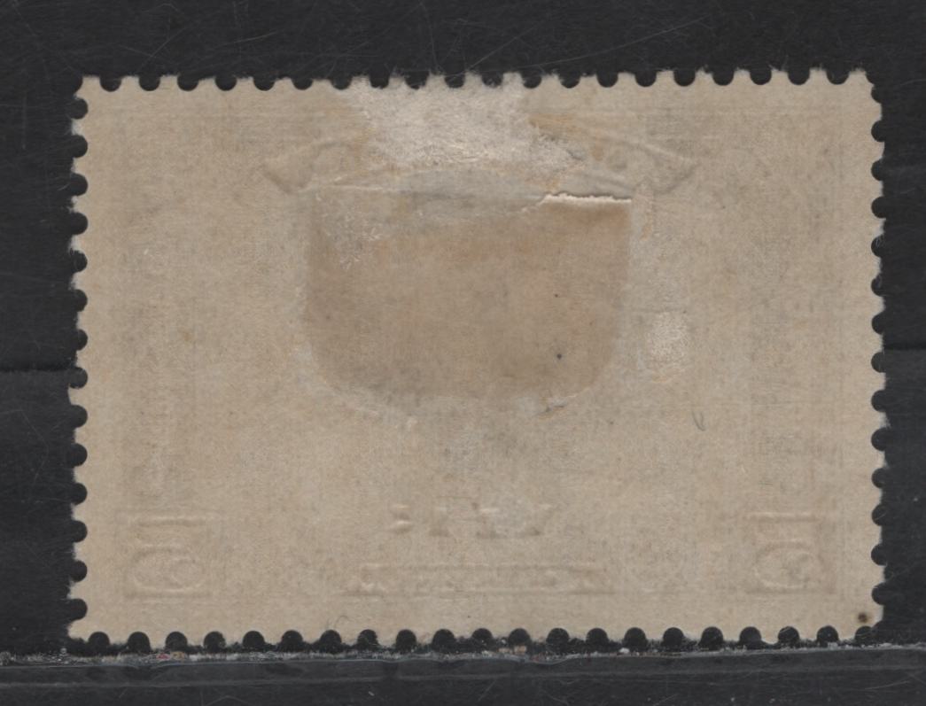 Lot 281 Canada #C2 5c Olive Brown Mercury With Scroll, 1930 Airmail Issue, A VFOG Single, Paper BABN-V, Perf 11x10.8