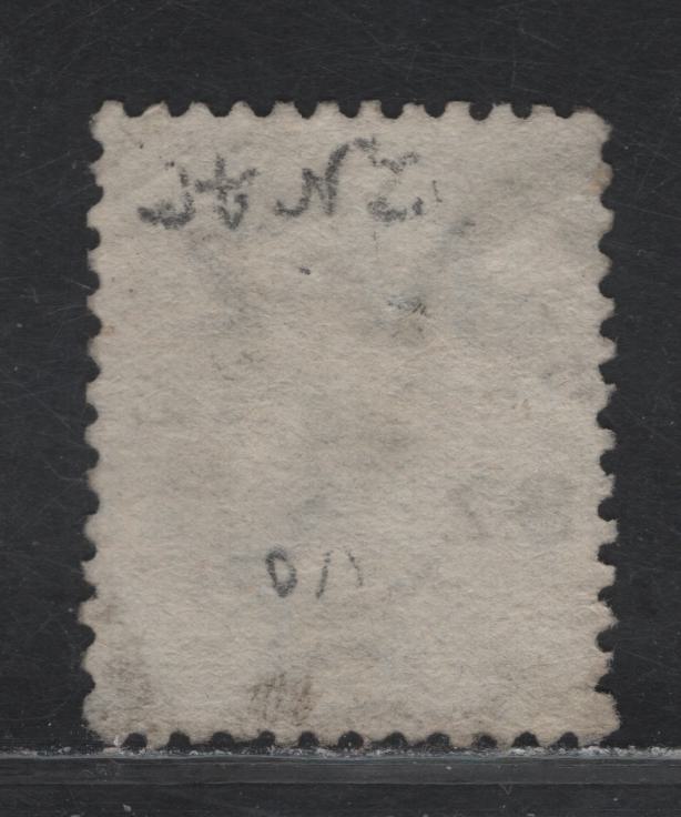 Lot 87 New Zealand (C) SG#192 8d Blue Queen Victoria, 1882-1886 Queen Victoria Sidefaces Issue, A Very Fine Used Single, Perf 12x11.5, Horizontal Wove Paper