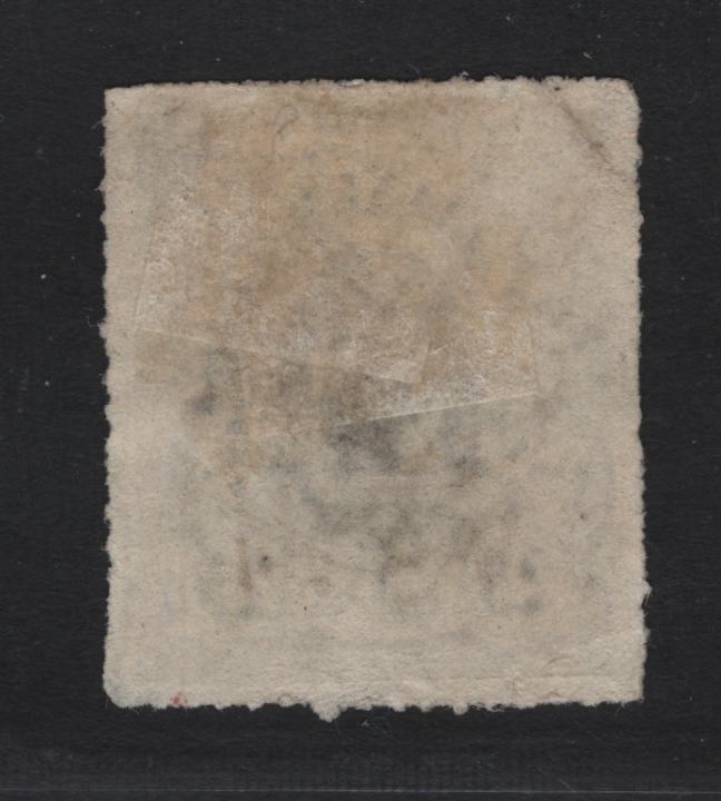 Lot 11 Luxembourg SC#22A 25c Ultramarine Arms, 1865-1874 Arms Issue, A Very Fine Used Single, Rouletted In Color