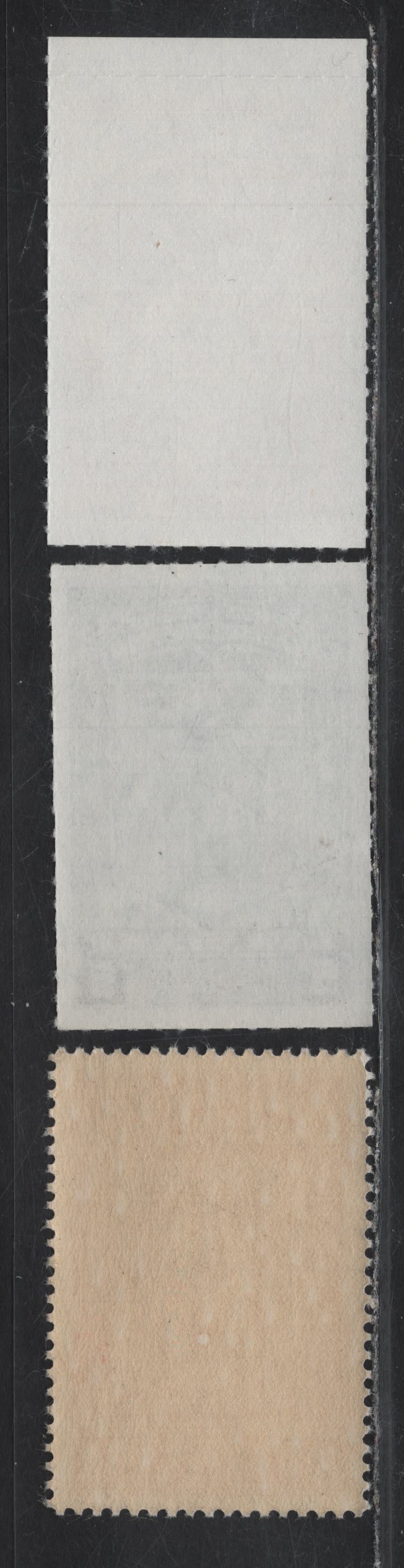 Lot 127 Canada (C) Van Dam#SL58, SL68, SL77 10c - $20 Red - Rose Carmine Arms, 1868 Perforated & Lithographed 3rd Law Issue, 3 VFNH Singles