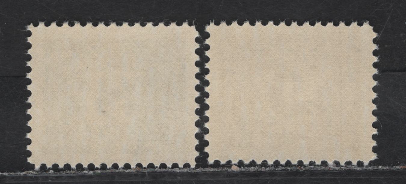 Lot 168 Canada Van Dam#FPS48-49 8c - 9c Blue - Reddish Purple Numeral, 1967 Third Postal Scrip Issue, 2 VFNH Singles, DF1 Paper