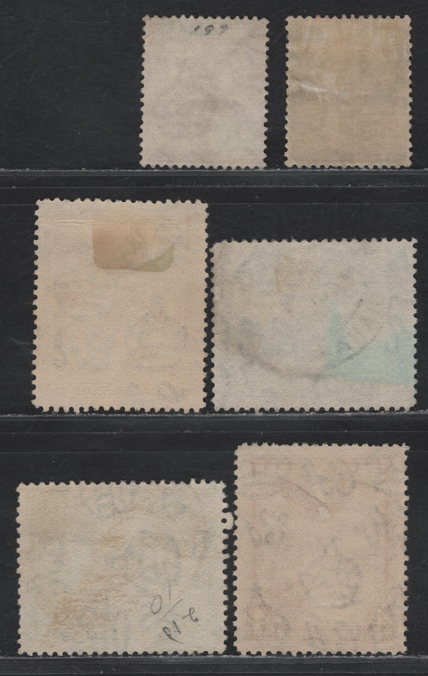 Lot 202 British Guiana (C) SG#278-279, 284, 286, 288, 291 24c - 4c Dull Purple & Green - Slate Violet KGV Colonial Badge - KGV, 1921-1951 KGV Colonial Badge - KGV Pictorial Issues, 6 Very Fine Used Singles , ,