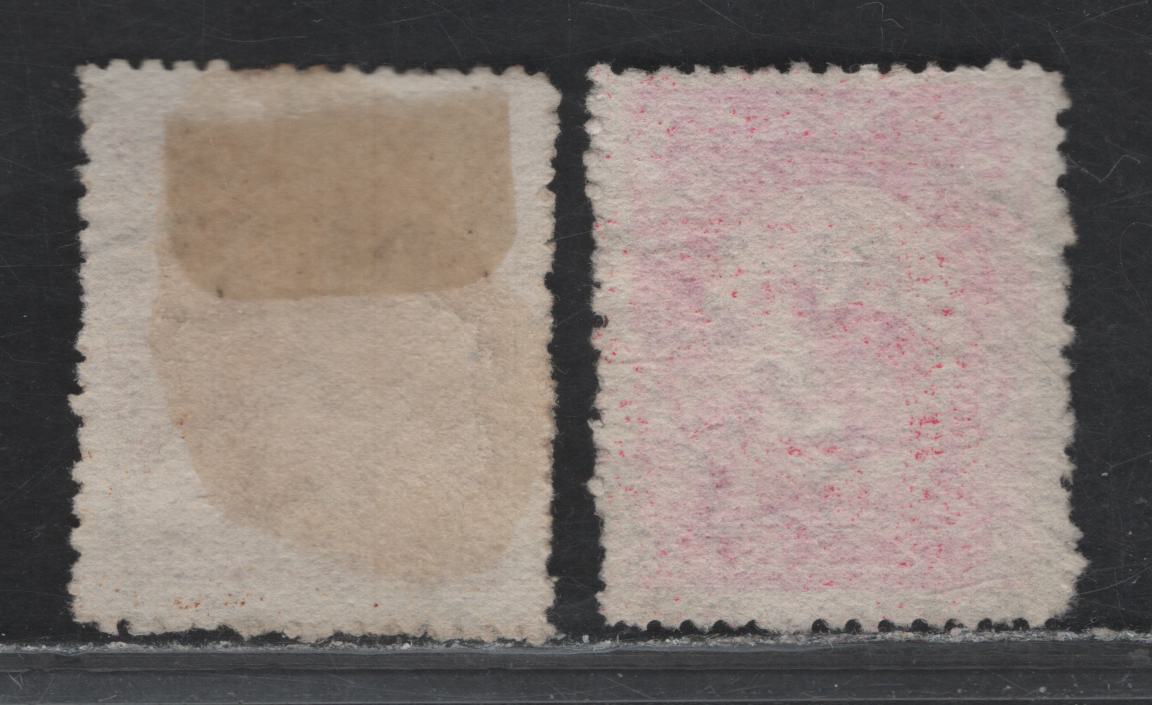 Lot 285 New Zealand (C) SG#375-376 3d - 6d Brown - Carmine Pink Kea & Kaka - Brown Kiwi, 1907-1908 Reduced Size Pictorial Issue, 2 Very Fine Used Singles, Perf 14