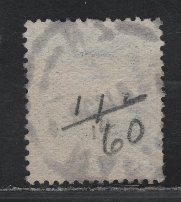 Lot 297 New Zealand (C) SG#427 8d Indigo Blue King George V, 1915-1930 KGV Sideface Issue, A Very Fine Used Single, Perf 14x13.5
