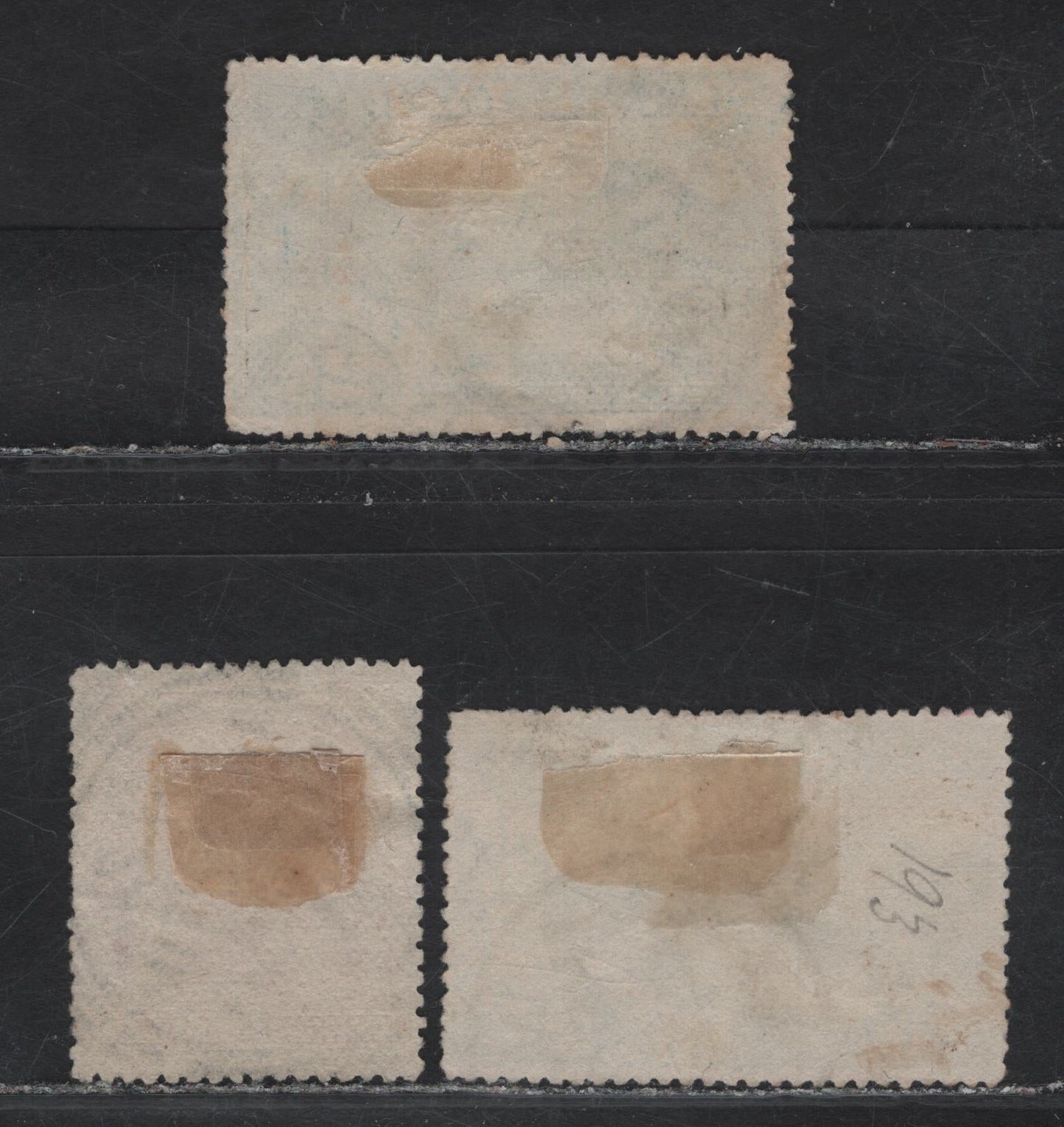 Lot 39 New Zealand (C) SG#250, 250a, 251 2.5d - 3d Blue - Yellow Brown Lake Wakatipu - Hula, 1898 Pictorial Issue, 3 Fine/Very Fine Used Singles, Unwatermarked, Perf 12-16, Inscribed Wakatipu On The 2.5d.