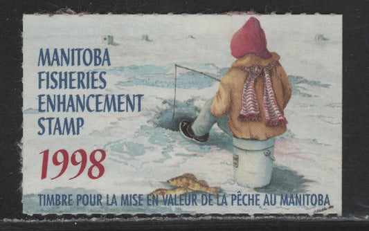 Lot 92 Canada #MBF6 Multicolored, 1998 Manitoba Fisheries Enhancement Issue, A VFOG Single
