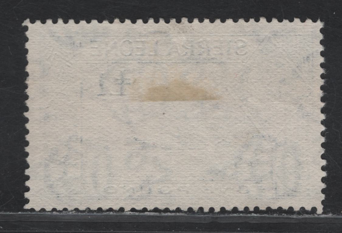 Lot 117 Sierra Leone (C) SG#200 £1 Deep Blue King George VI, 1938-1944 KGVI Pictorial Issue, A Very Fine Used Single